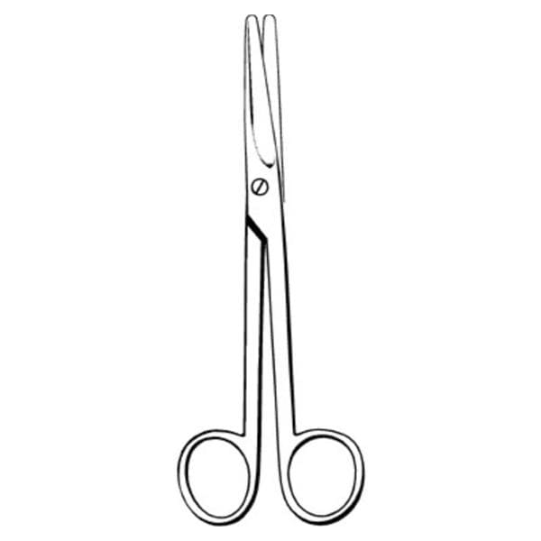 Econo Mayo Dissecting Scissors Straight 6-3/4" Stainless Steel NS Dsp 12/Bx