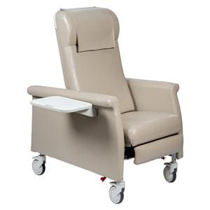 Elite CareCliner Trendelenburg Recliner Vinyl 350lb Capacity Taupe Ea