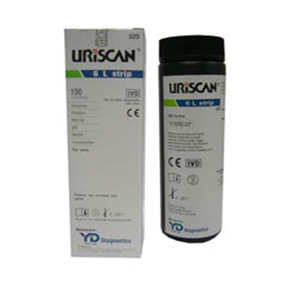 Uriscan 6L Urinalysis Test Strip 10Bt/Ca