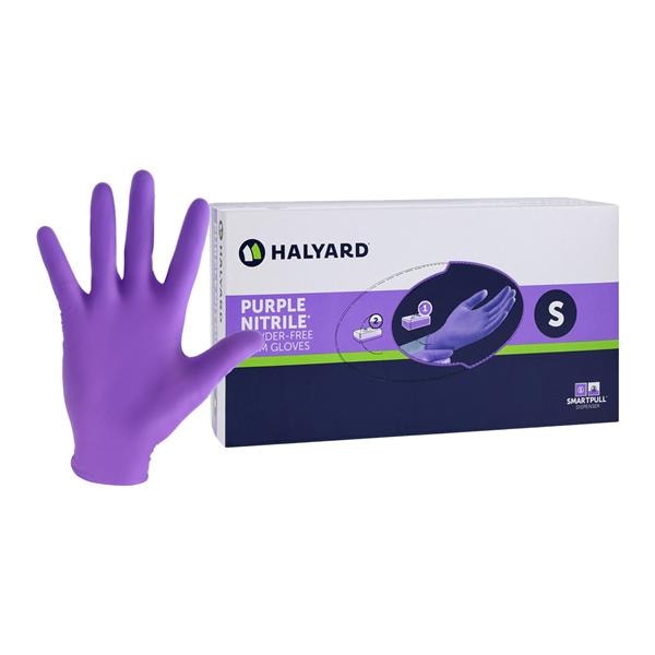 Purple Nitrile Nitrile Exam Gloves Small Purple Non-Sterile