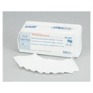 Vital Viscose/Polyester Non-Woven Sponge 4x4" 4 Ply Non-Sterile LF