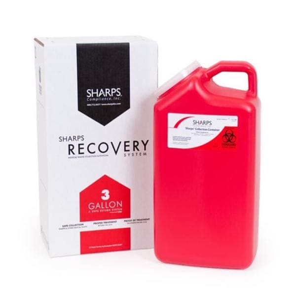 Recovery Mailer System 3gal Red 9x6x17" Plastic Ea