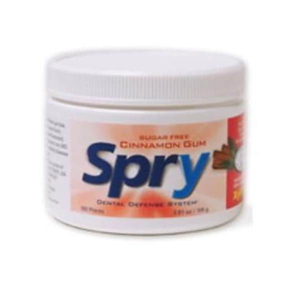 Spry Breath Freshening Gum Cinnamon Xylitol 100/Tub