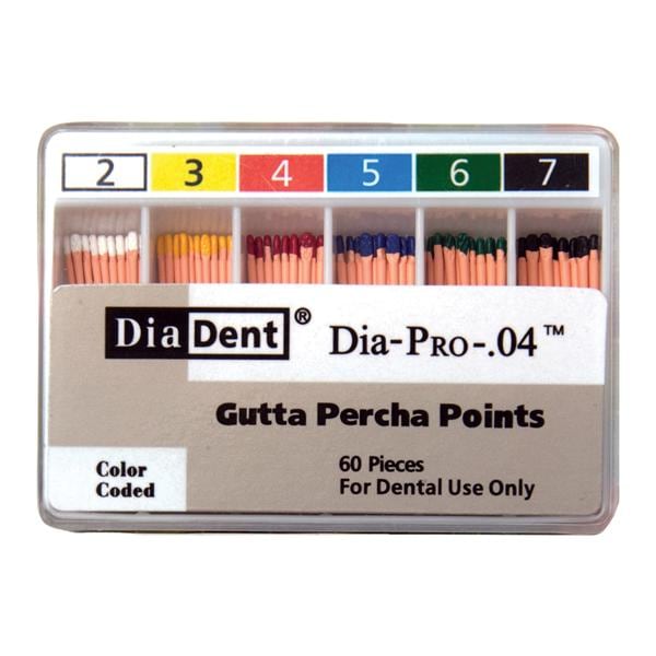 Dia-Pro Gutta Percha Points Size 9 60/Bx