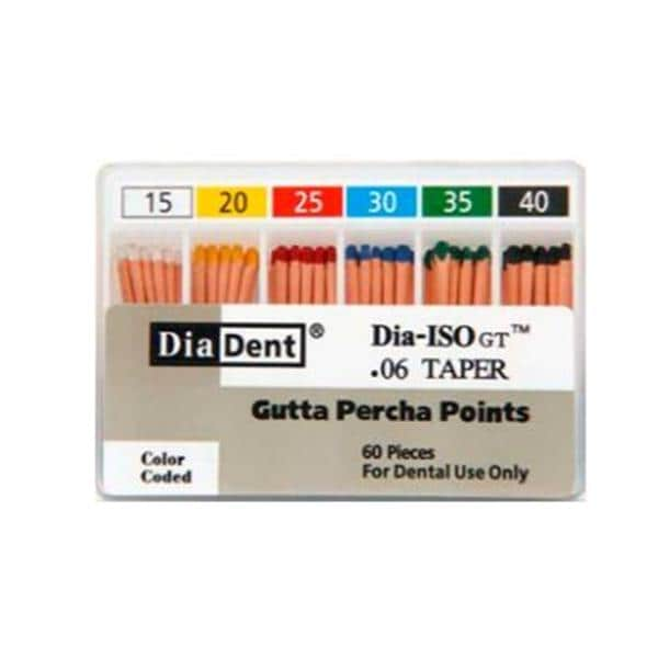 Dia-ISO Gutta Percha Points Size 15 60/Bx