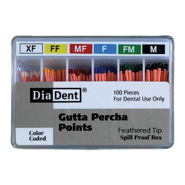 Gutta Percha Points X-Fine / Medium 100/Bx