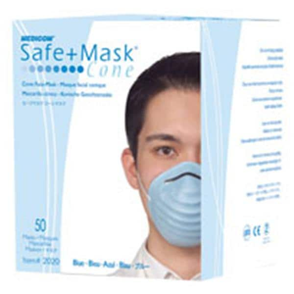 Safe+Mask Surgical Mask Blue 12Bx/Ca