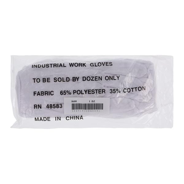 Cotton / Polyester Inspection Glove Liner Large