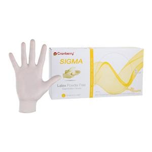 Sigma Latex Exam Gloves Large Natural Non-Sterile