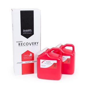 Recovery Mailer System 2gal Red 9x6x11" Plastic 2/Bx