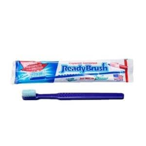 Ready Brush Toothbrush Disposable Pre-Pasted Adult 39 Tuft Soft Mint 144/Pk, 10 PK/CA