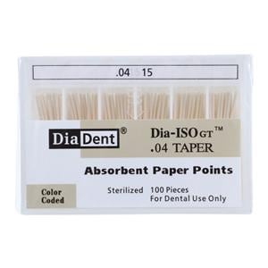 Dia-ISOGT Paper Points Size #15 0.04 100/Bx