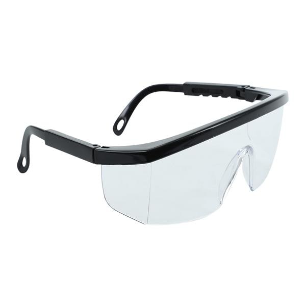 Safety Glasses Universal Single Wraparound Lens Black Ea