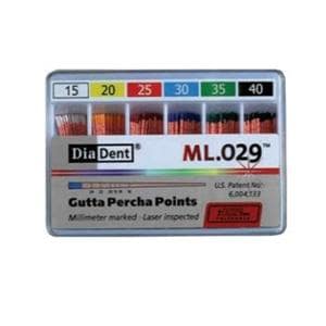 ML.029 Hand Rolled Gutta Percha Points Size 35 120/Bx