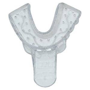 Double Arch Impression Tray Perforated 4 Medium Lower 12/Bg