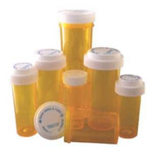 Medicine Vial Polypropylene Amber 1-Click Cap