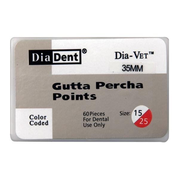 Dia-Vet Oversized Gutta Percha Points Size 30-40 60/Bx