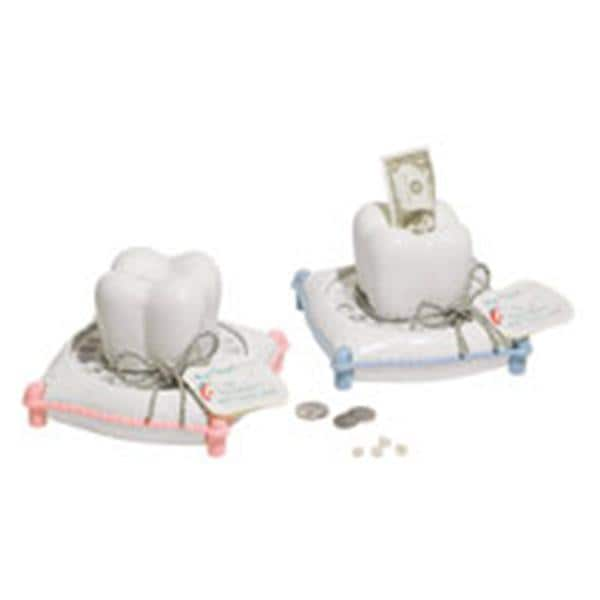 Tooth Fairy's Baby Tooth Piggy Bank Blue Ea