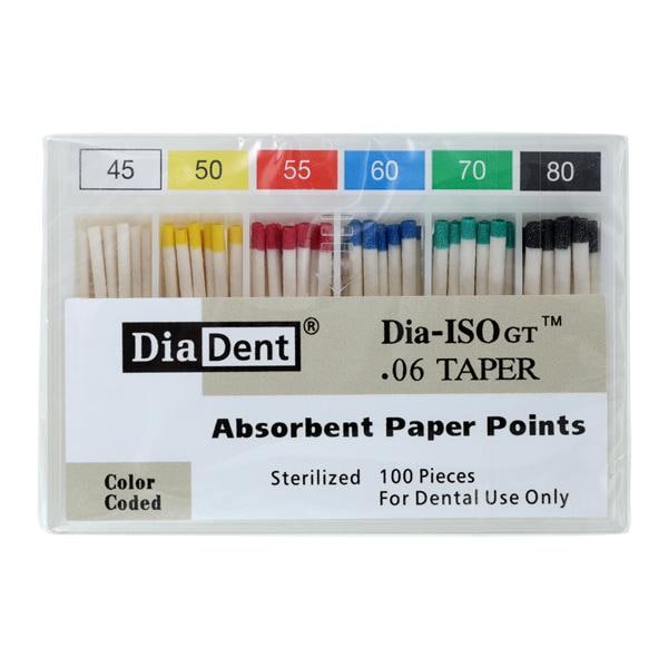 Dia-ISOGT Paper Points Size 45-80 0.06 100/Bx