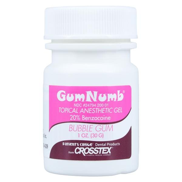 GumNumb Topical Anesthetic Gel Bubble Gum 1oz/Jr, 24 JR/CA