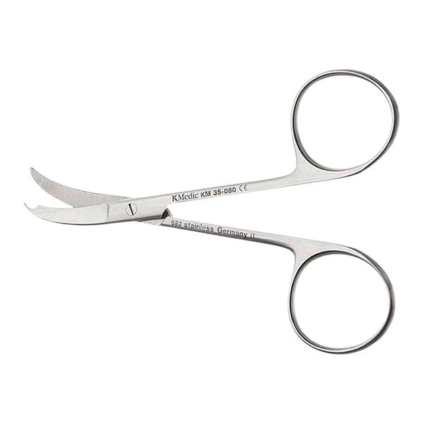 Shortbent Suture Scissors Curved 3-1/2" Stainless Steel Non-Sterile Ea