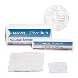 All-Gauze Cotton Gauze Sponge 4x4" 12 Ply Non-Sterile