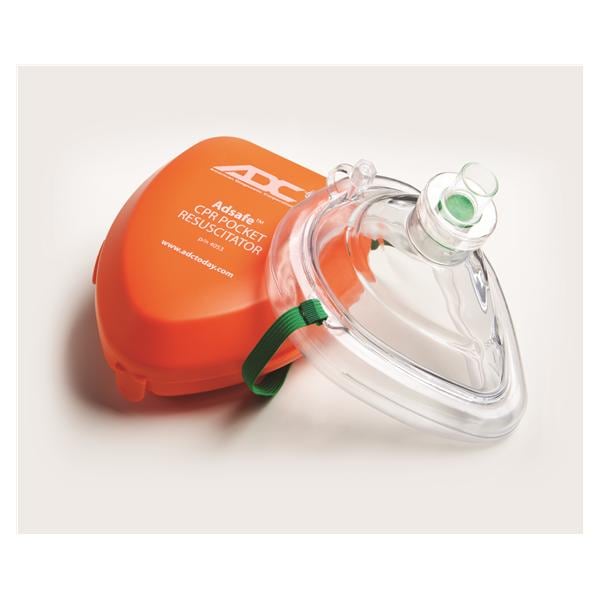 Adsafe Resuscitator CPR Mask Adult Disposable Ea