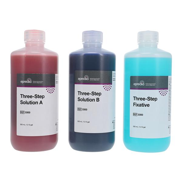 Three-Step Stain Hematology Stain Kit 3x500mL 1/Kt