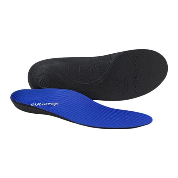 Powerstep Original Insole Black/Blue Full Length Men 11-11.5 / Women 13-13.5