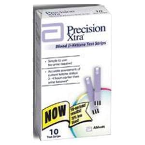 Precision Xtra Ketone Test Strip CLIA Waived 12Bx/Ca