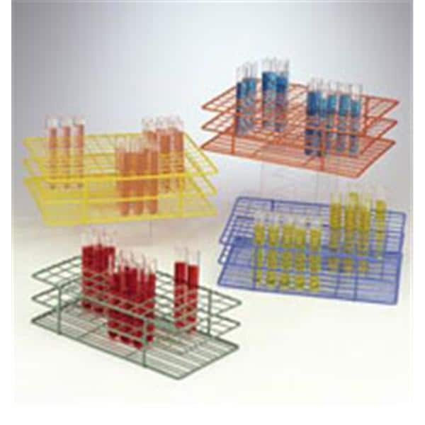 Poxygrid Test Tube Rack 40 Tube Capacity Green Ea