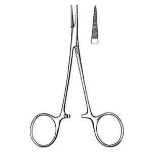 Jacobs Mosquito Forcep Straight 5" Stainless Steel Ea