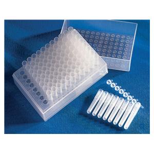 Cluster Tube Polypropylene 1.2mL 8-Strip Non-Sterile 120/Ca