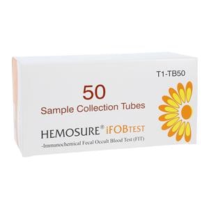 Hemosure iFOB: Immunological Fecal Occult Blood Collection Tube 50/Bx