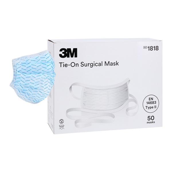3M™ Surgical Mask ASTM F1862 Blue Adult 50/Bx