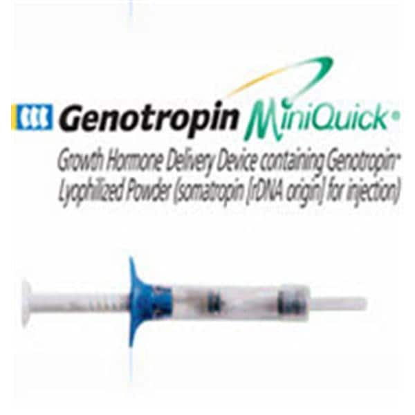 Genotropin MiniQuick Injection 1.2mg Prefilled Syringe 7/bx