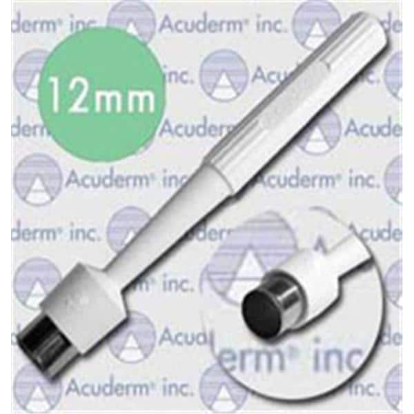 Acu-Punch Dermal Biopsy Punch 12mm Stainless Steel Blade Sterile Dsp 50/Bx