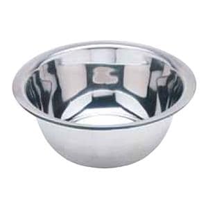 Solution Basin Round Stainless Steel Silver 6qt