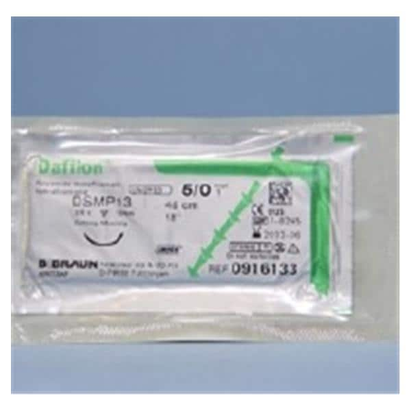 Dafilon Suture 5-0 18" Polyamide Monofilament DSMP13 Undyed 36/Bx