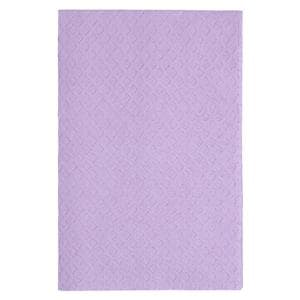 TIDI Ultimate Diamond Towel Bib 3 Ply Tiss/Poly Bck 13 in x 18 in Lav Dsp 500/Ca