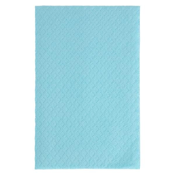 TIDI Ultimate Diamond Towel Bib 3 Ply Tiss/Poly 13 in x 18 in Bl Dsp 500/Ca