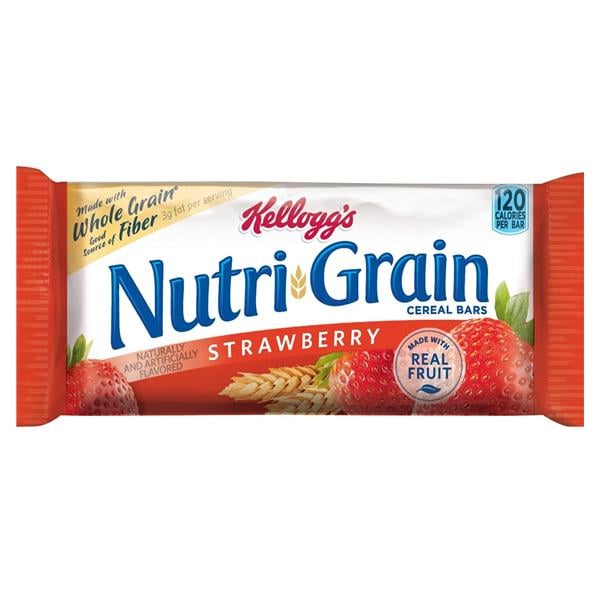 Kellogg's Nutri-Grain Bars Strawberry 1.3 Oz 16/Bx