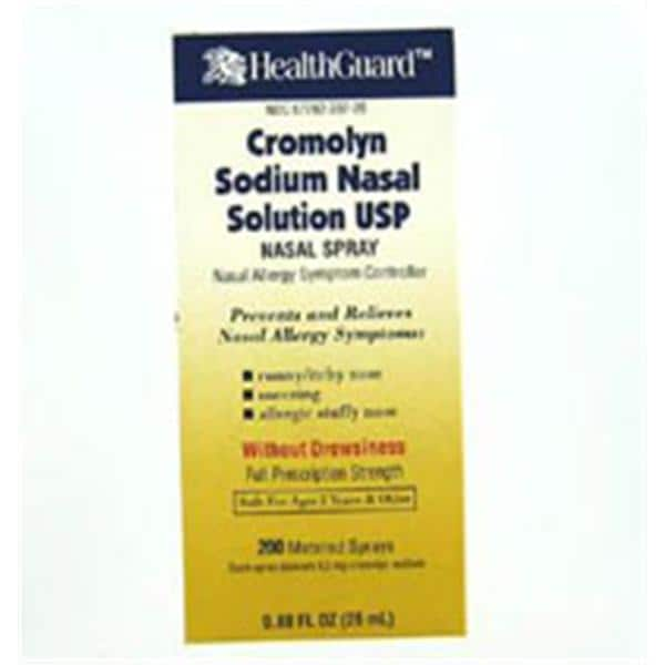 Cromolyn Sodium Nasal Spray 5.2mg Bottle 26ML/Bt