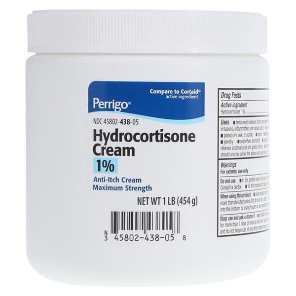 Hydrocortisone Anti-Itch Cream 1% 1LB/Jr