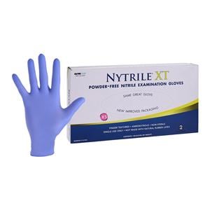 Nytrile XT Nitrile Exam Gloves X-Small Periwinkle Blue Non-Sterile