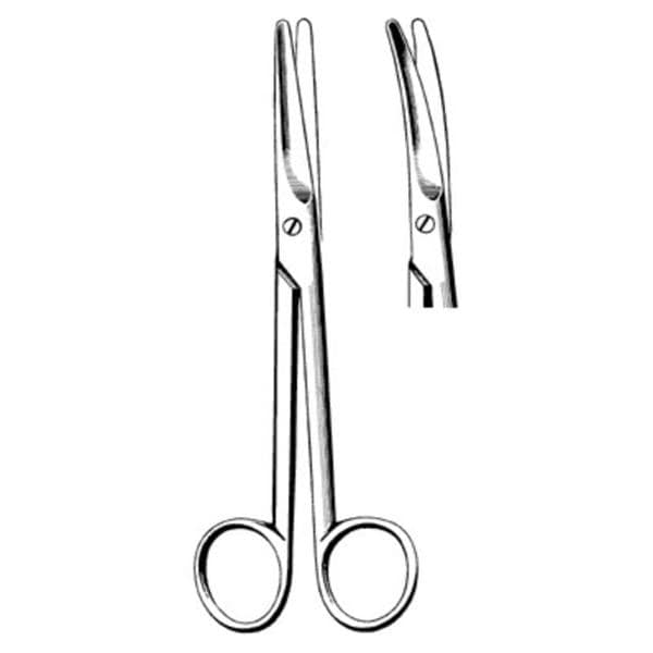 Surgi-OR Mayo Dissecting Scissors Curved 5-1/2" Stainless Steel NS Rsbl Ea