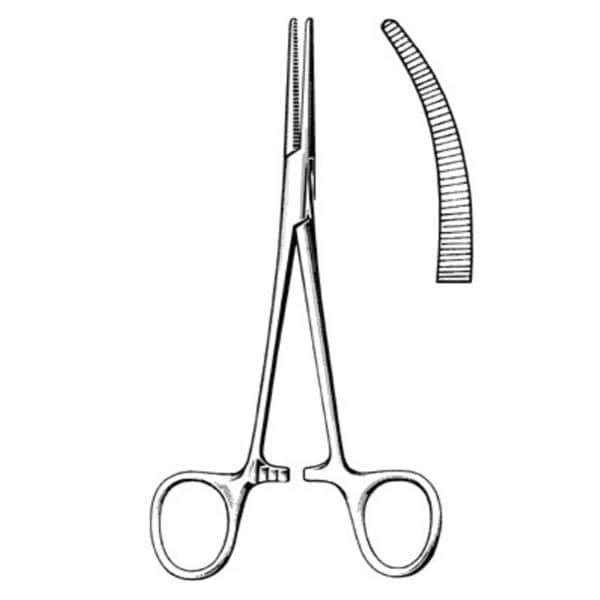 Surgi-OR Crile Forcep Curved 5-1/2" Stainless Steel Ea