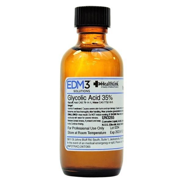 Reagent Glycolic Acid 35% 2oz With Color Chart Bt