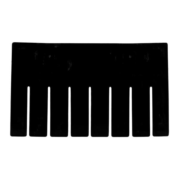 Box Divider Black Plastic 6/Pk