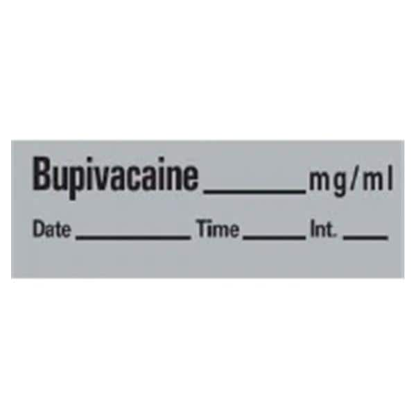 Anesthesia Tape DTI Bupivacaine mg/ml Gray 1/2x500" 333/Rl